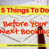 5 Things To Do Before Your Next Booking
