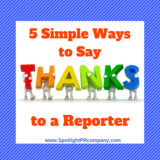5 Simple Ways to Say Thanks to a Reporter