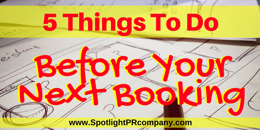 Blog - 5 Things Before Next Booking